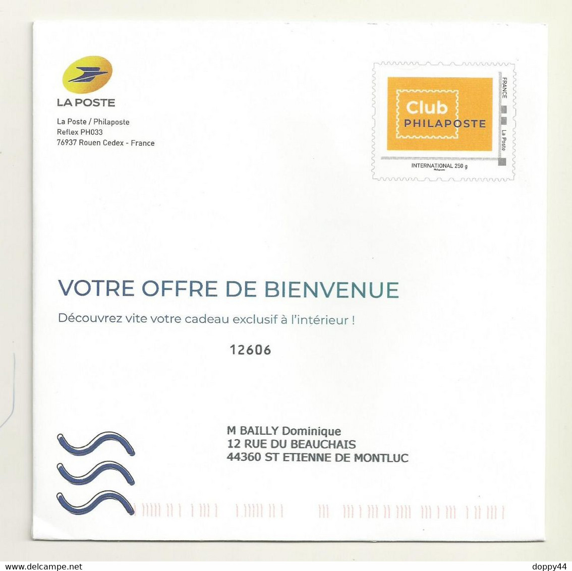 PAP LA POSTE CLUB PHILAPOSTE  LOT 336297 Format 16,5 X 16,5 Cm. - Official Stationery