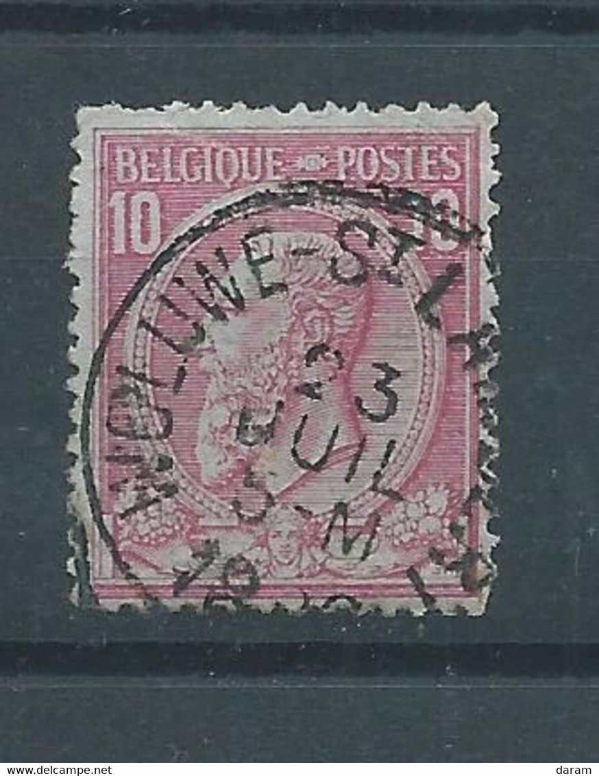 N° 46 OBLITERE  "WOLUWE ST LAMBERT" - 1884-1891 Leopold II