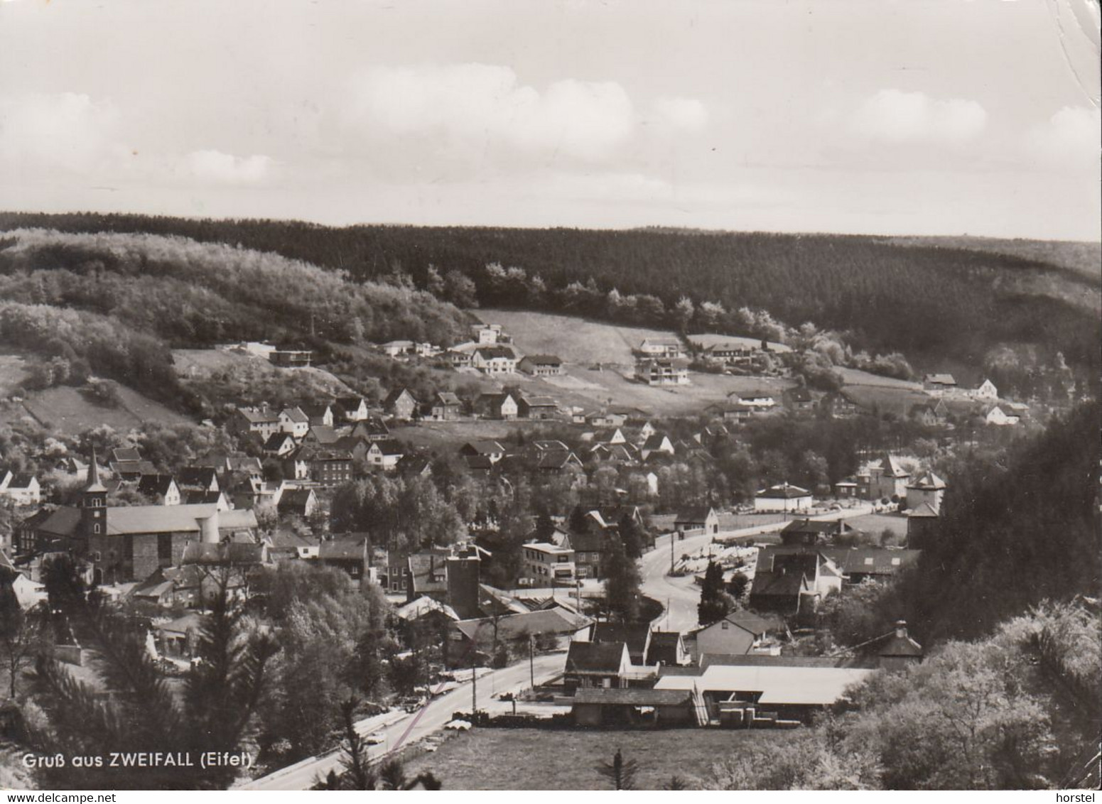 D-52222 Stolberg - Zweifall - Alte Ortsansicht - Hauptstraße - Nice Stamp (60er Jahre) - Stolberg