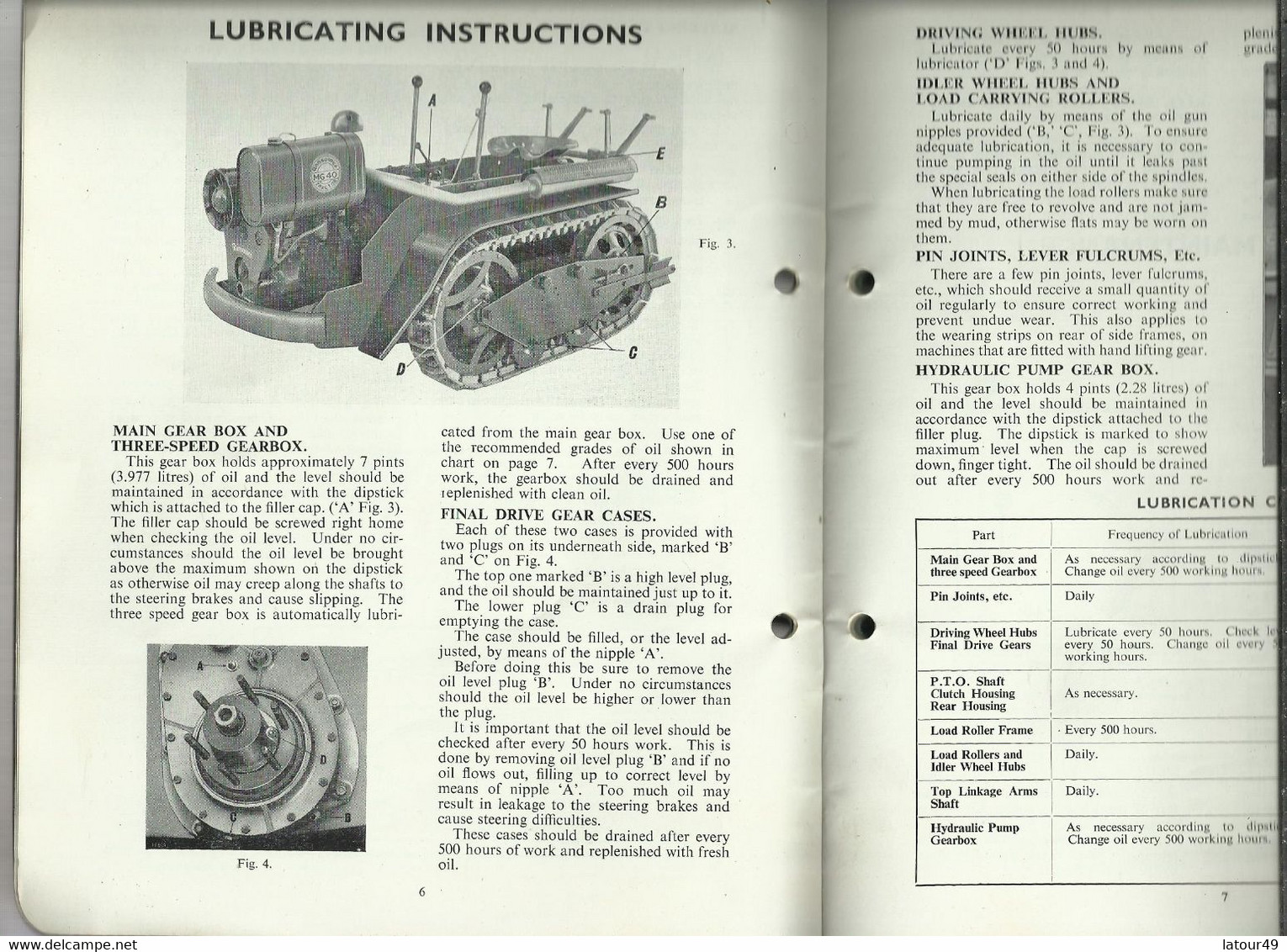 Catalogue Entretien  Ransome Mg 40 Tractor En Anglais  40 Pages - Tractors