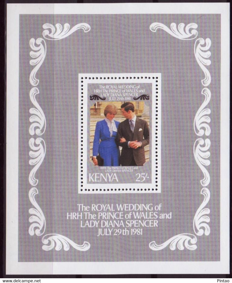 WW1157 -  QUÉNIA 1981  -  MNH (CASAMENTO REAL) - Kenya (1963-...)