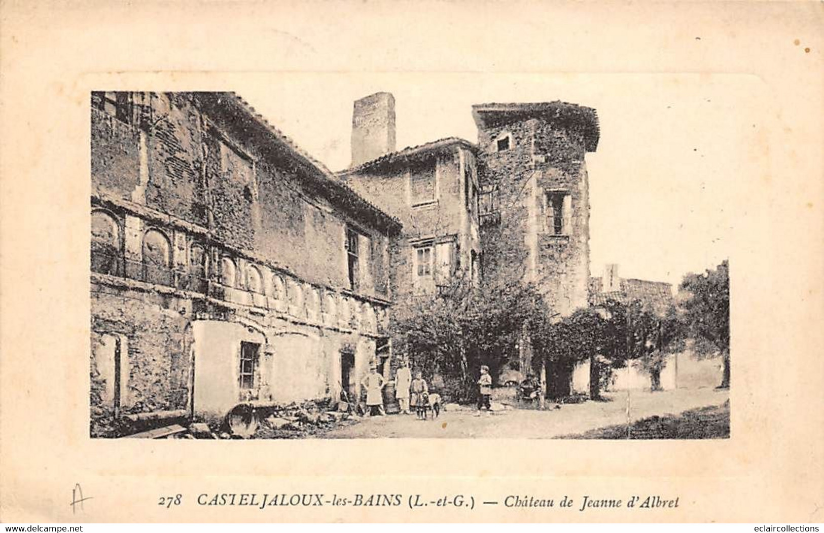 Casteljaloux       47     Château De Jeanne D'Albret    (voir Scan) - Casteljaloux