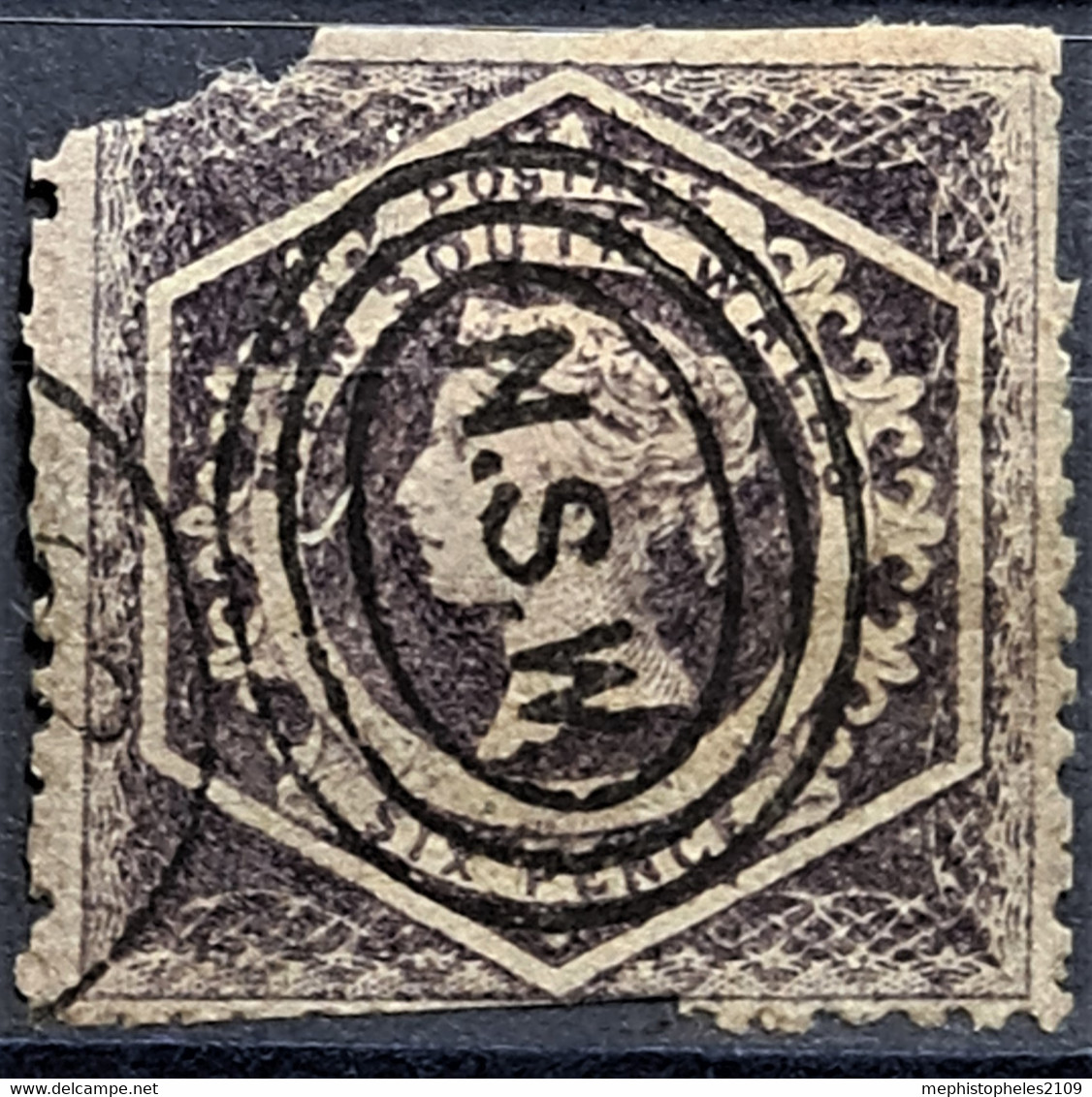 NEW SOUTH WALES 1860 - Canceled - Sc# 40 - Oblitérés