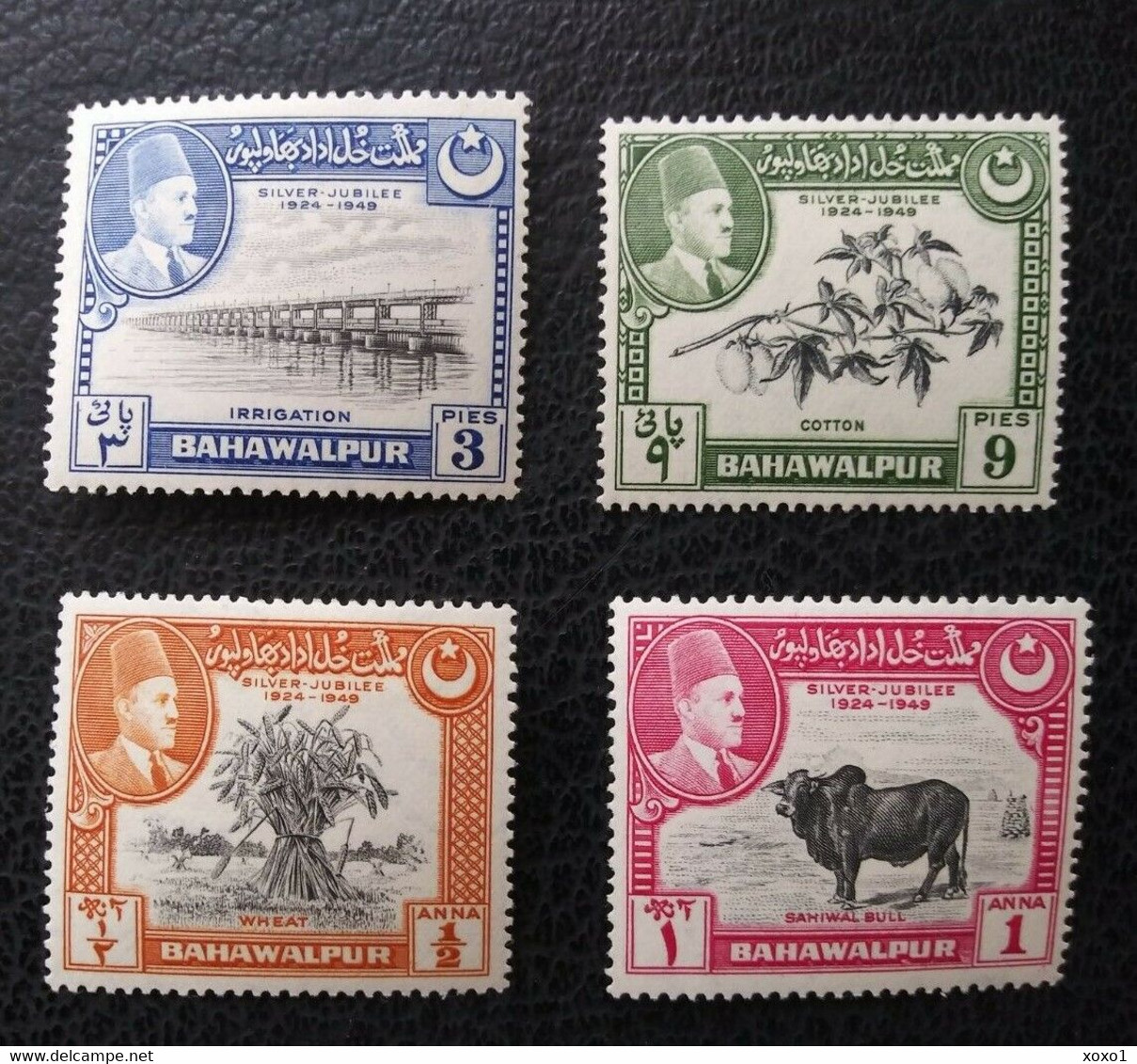 Bahawalpur 1949 MiNr. 22 - 25  Pakistan, Bahawalpur Farm Agriculture Animals Plants 4v  MNH**  5,20 € - Bahawalpur