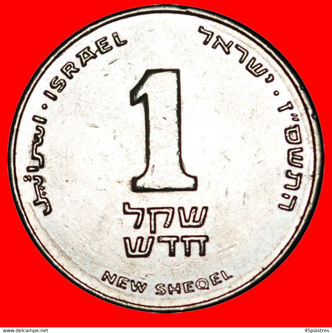 * LILY (1994-2017): PALESTINE (israel) ★ 1 NEW SHEQUEL 5767 (2007) DISCOVERY COIN! MINT LUSTRE! ★LOW START★ NO RESERVE! - Israel