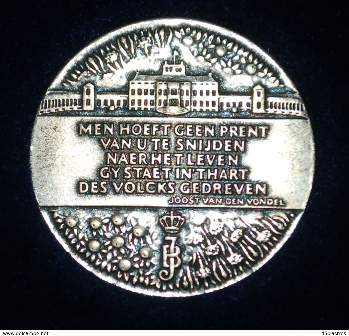 * PUBLISHED SILVER: NETHERLANDS ★ GOLDEN WEDDING PRINCESS JULIANA AND PRINCE BERNARD 1937-1987! ★LOW START★ NO RESERVE! - Royal/Of Nobility