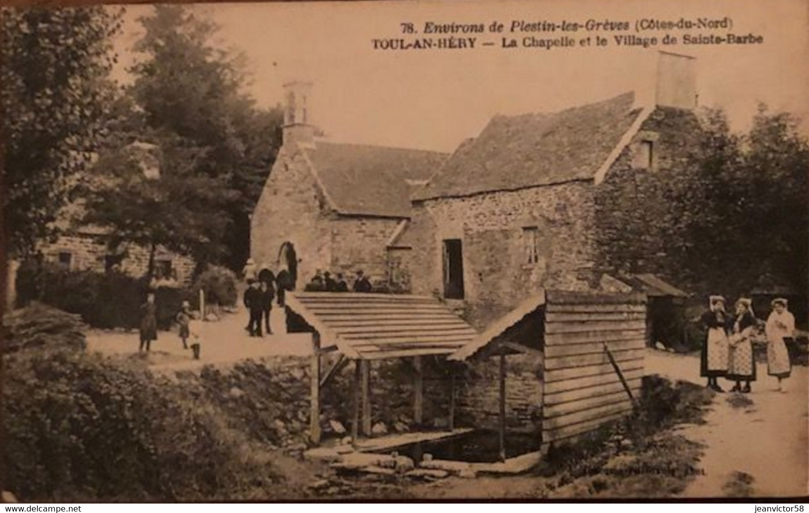 78 Environs De Plestin- Les Grèves TOUL- An -HERY La Chapelle Et Levillage De Ste Barbe - Plestin-les-Greves