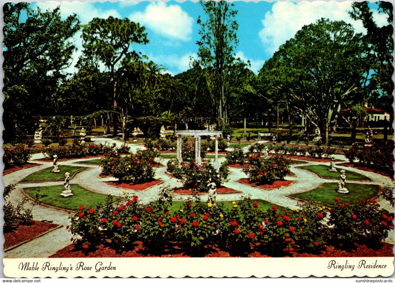 Florida Sararsota Ringling Residence Mable Ringling's Rose Garden - Sarasota