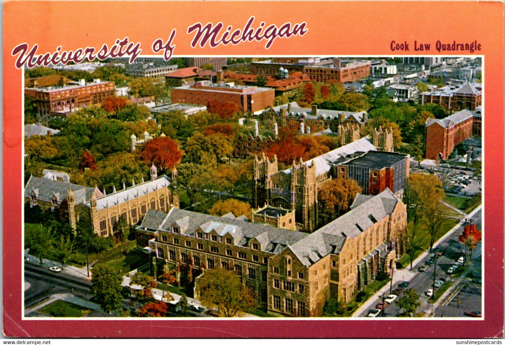 Michigan Ann Arbor Cook Law Quadrangle University Of Michigan - Ann Arbor