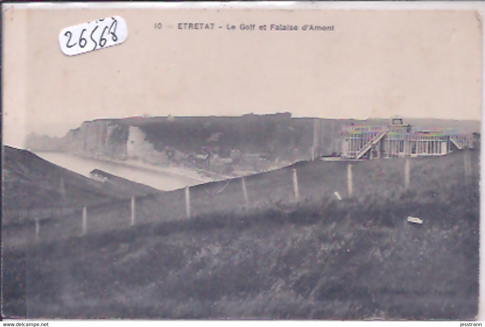 ETRETAT- LE GOLF ET FALAISE D AMONT - Etretat