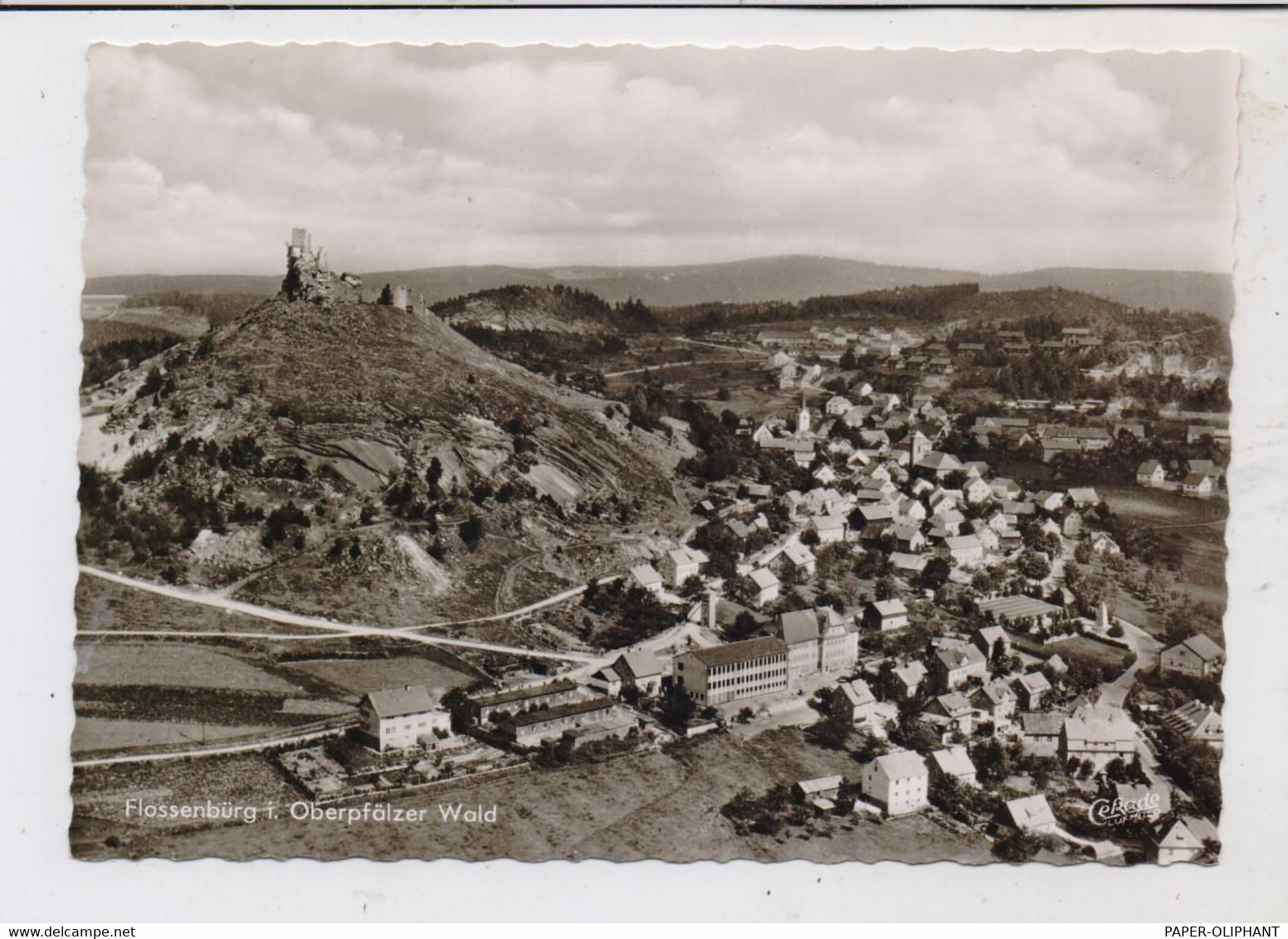 8481 FLOSSENBÜRG, Luftaufnahme 1964 - Neustadt Waldnaab