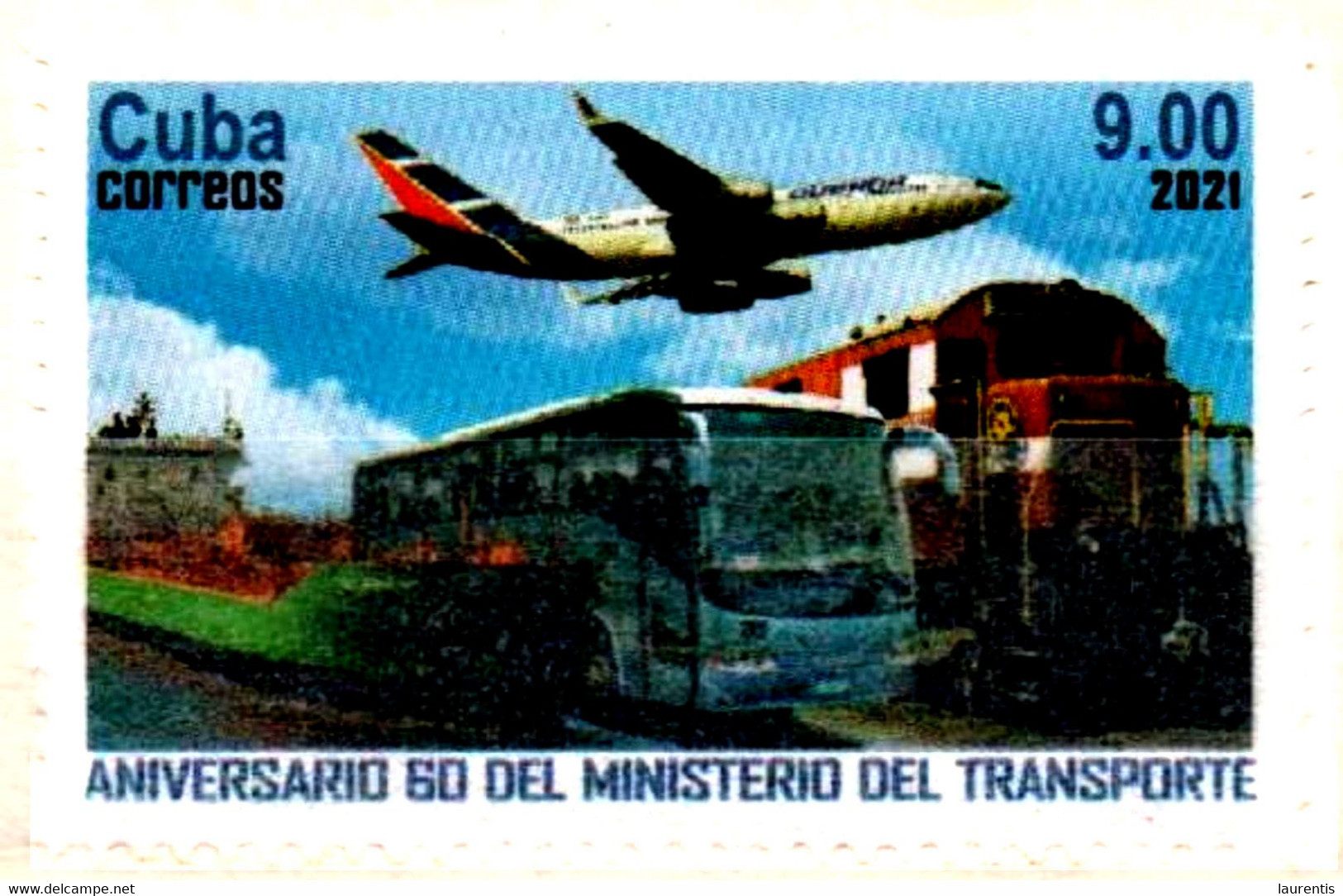 669  Train-Bus- Airplane - 2021 - MNH - Cb - 1,95 - Trenes