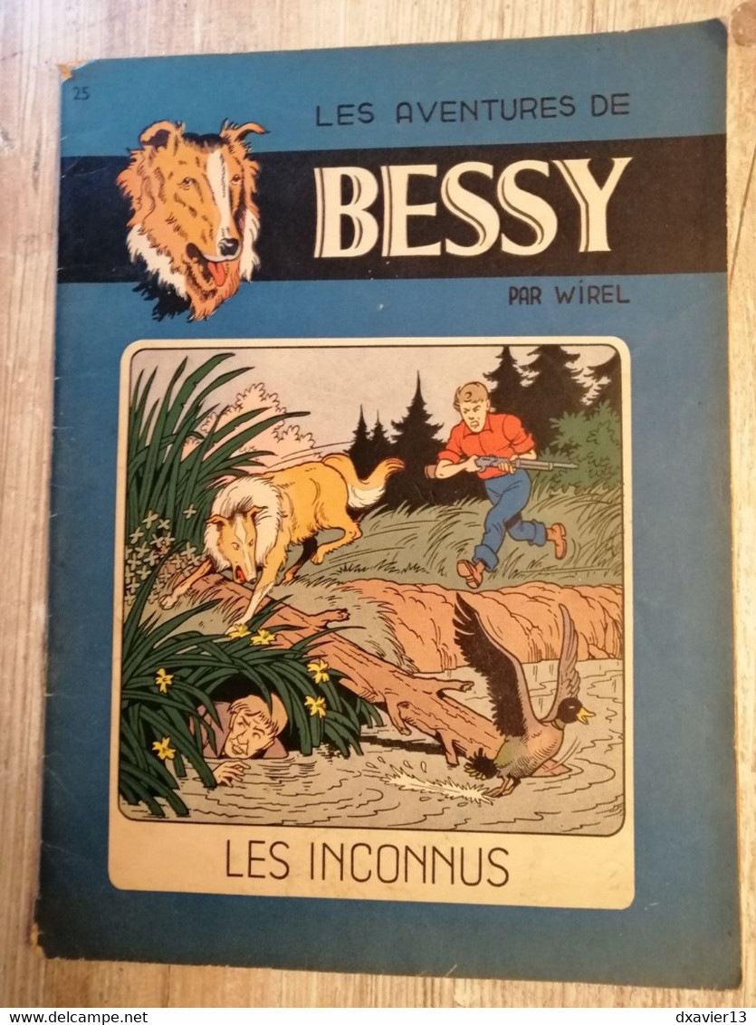 Bande Dessinée - Bessy 25 - Les Inconnus (1960) - Bessy