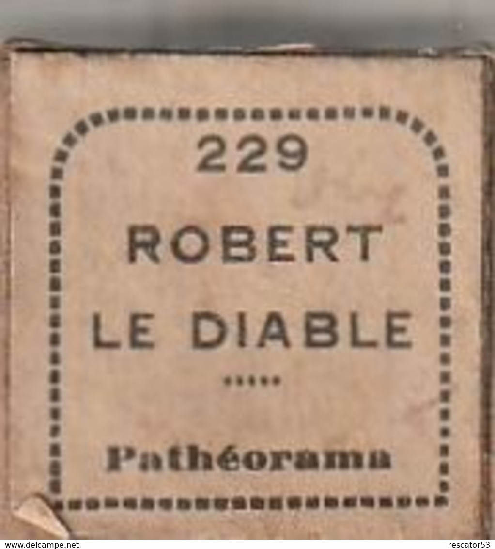 Film Fixe Pathéorama Années 20 Image Pellerin Epinal Robert Le Diable - Bobinas De Cine: 35mm - 16mm - 9,5+8+S8mm