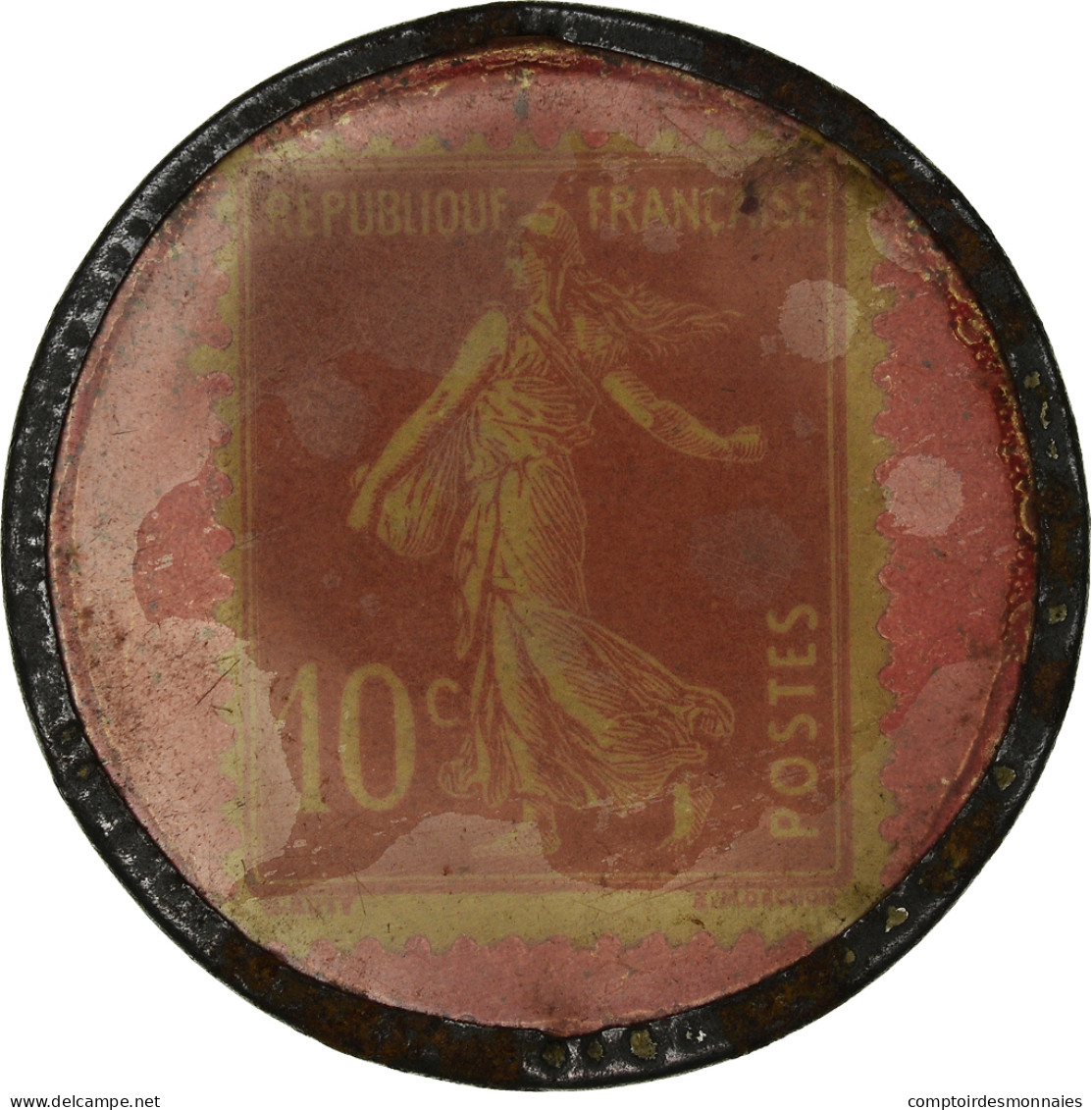 Monnaie, France, Chocolat François, Bordeaux, 10 Centimes, Timbre-Monnaie, SUP - Monétaires / De Nécessité