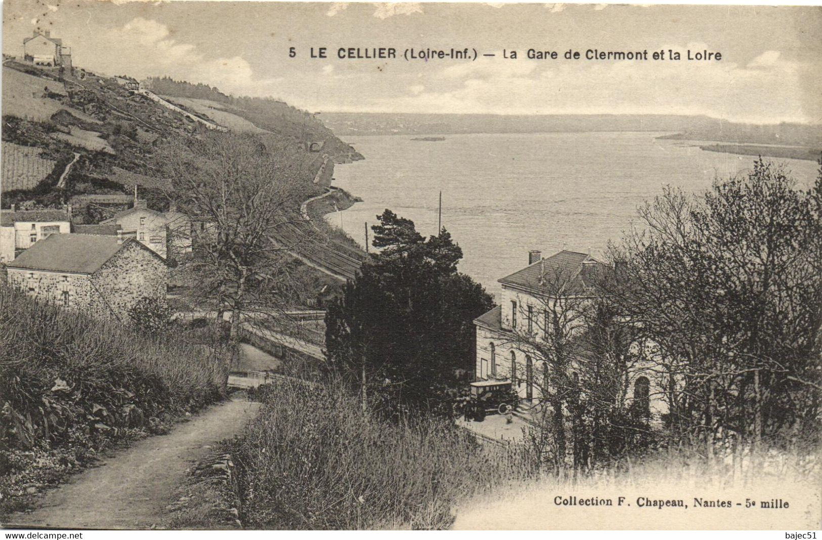 Le Cellier - La Gare De Clermont Et La Loire - Le Cellier