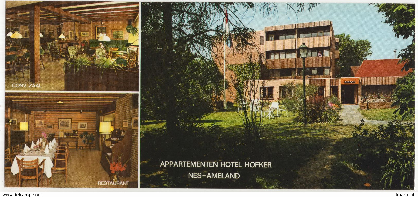 Nes - Appartementen-Hotel 'Hofker'- Ameland - (Nederland/Holland) - (Lange Ansichtkaart: 21 Cm X 10.3 Cm) - Ameland