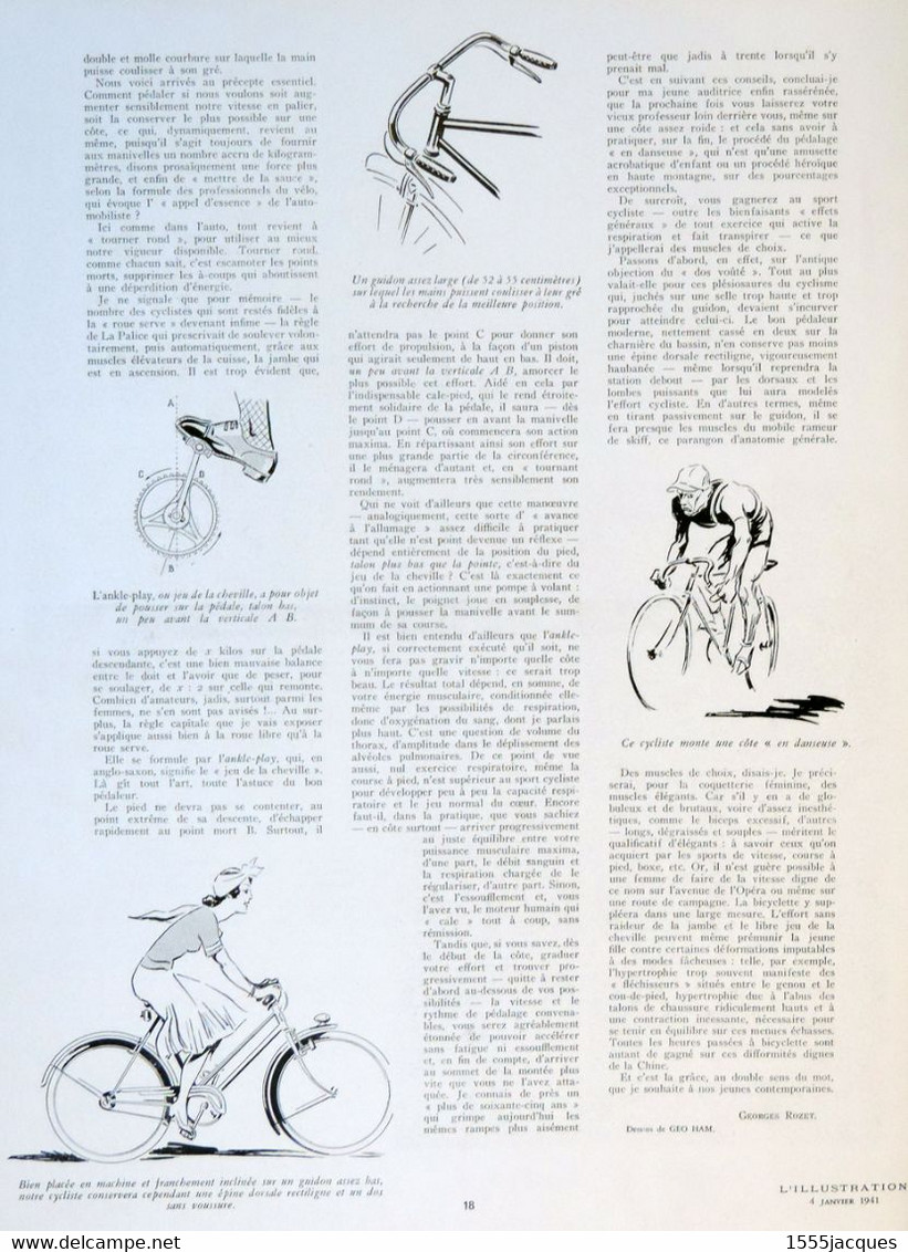 L'ILLUSTRATION N° 5104 04-01-1941 DÉCOUVERTE LASCAUX MONTIGNAC PAUL THOMAS ART RUPESTRE ABBÉ BREUIL LILLE BICYCLETTE