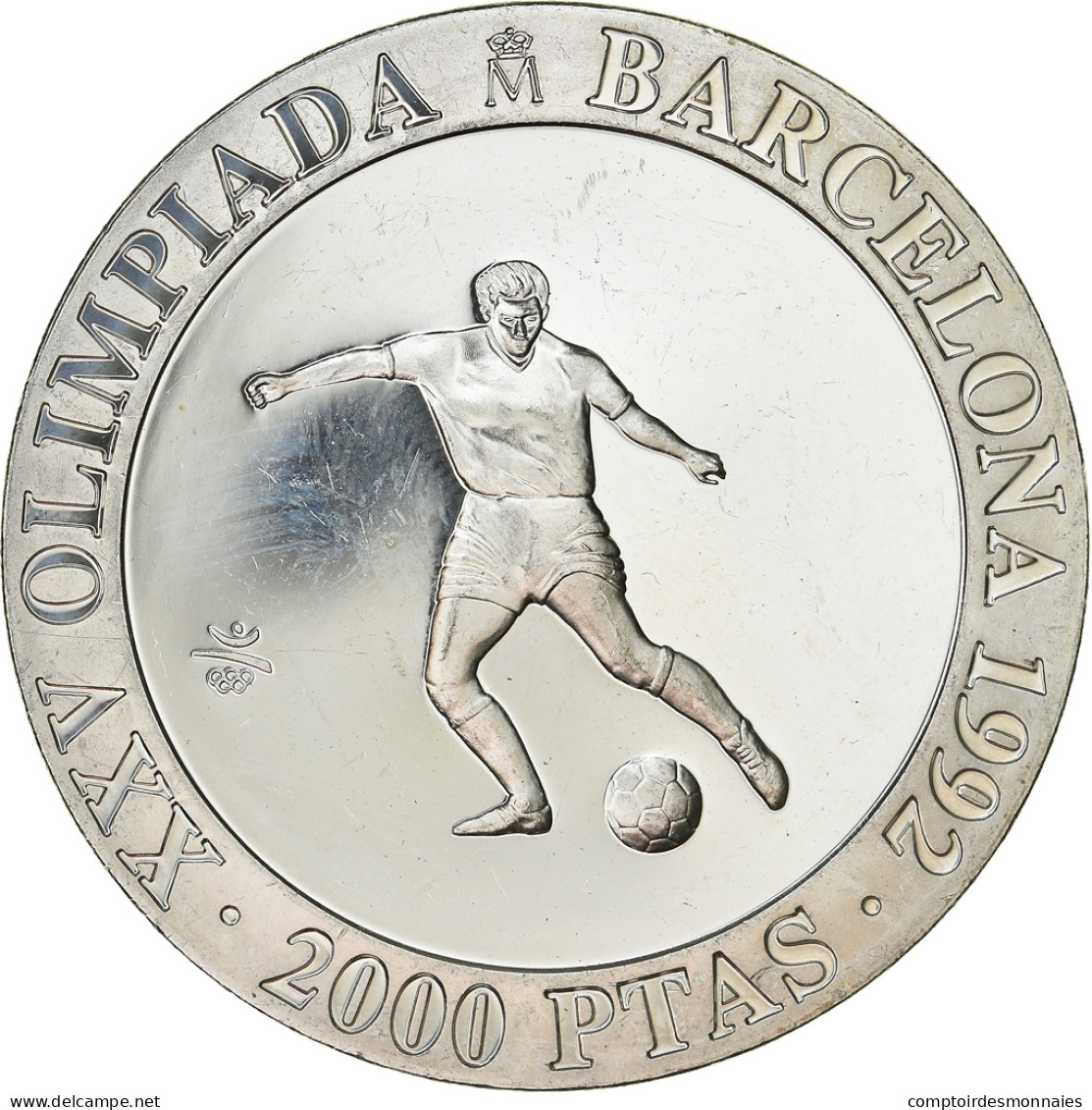 Monnaie, Espagne, Juan Carlos I, Barcelona Olympics, 2000 Pesetas, 1990, Madrid - 2 000 Pesetas