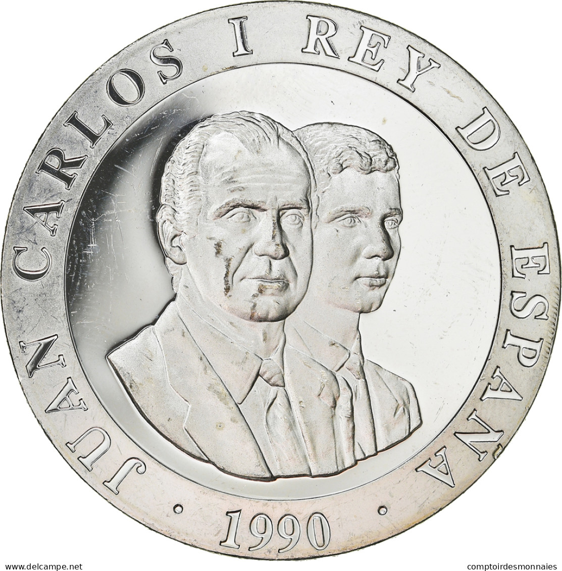 Monnaie, Espagne, Juan Carlos I, 2000 Pesetas, 1990, Madrid, FDC, Argent, KM:864 - 2 000 Pesetas