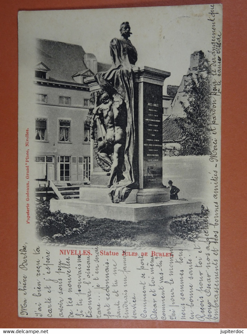 Nivelles Statue Jules De Burlet - Nijvel