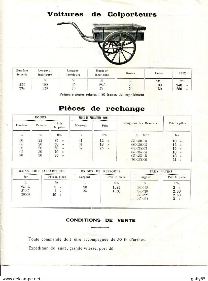 PARIS.NEUILLY SUR MARNE.FABRIQUE SPECIALE DE PETIT MATERIEL ROULANT.A.LABROSSE. - Non Classés