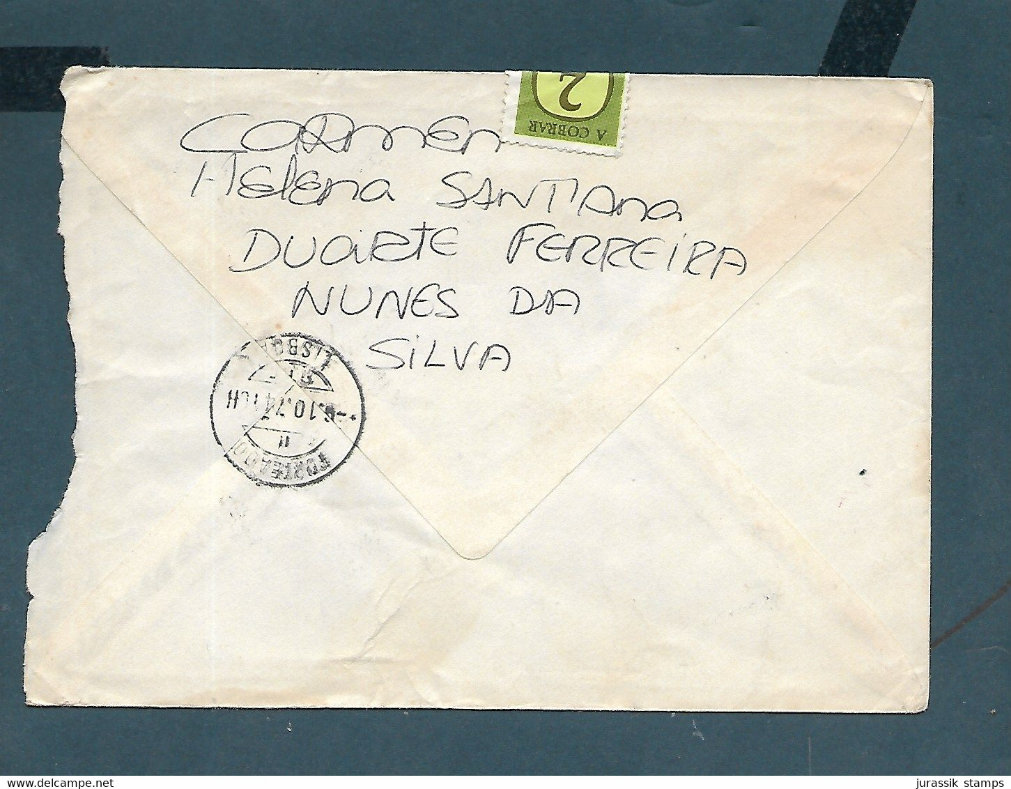 Portugal  -1974 COVER POSTAGE DUE  - P2121 - Covers & Documents