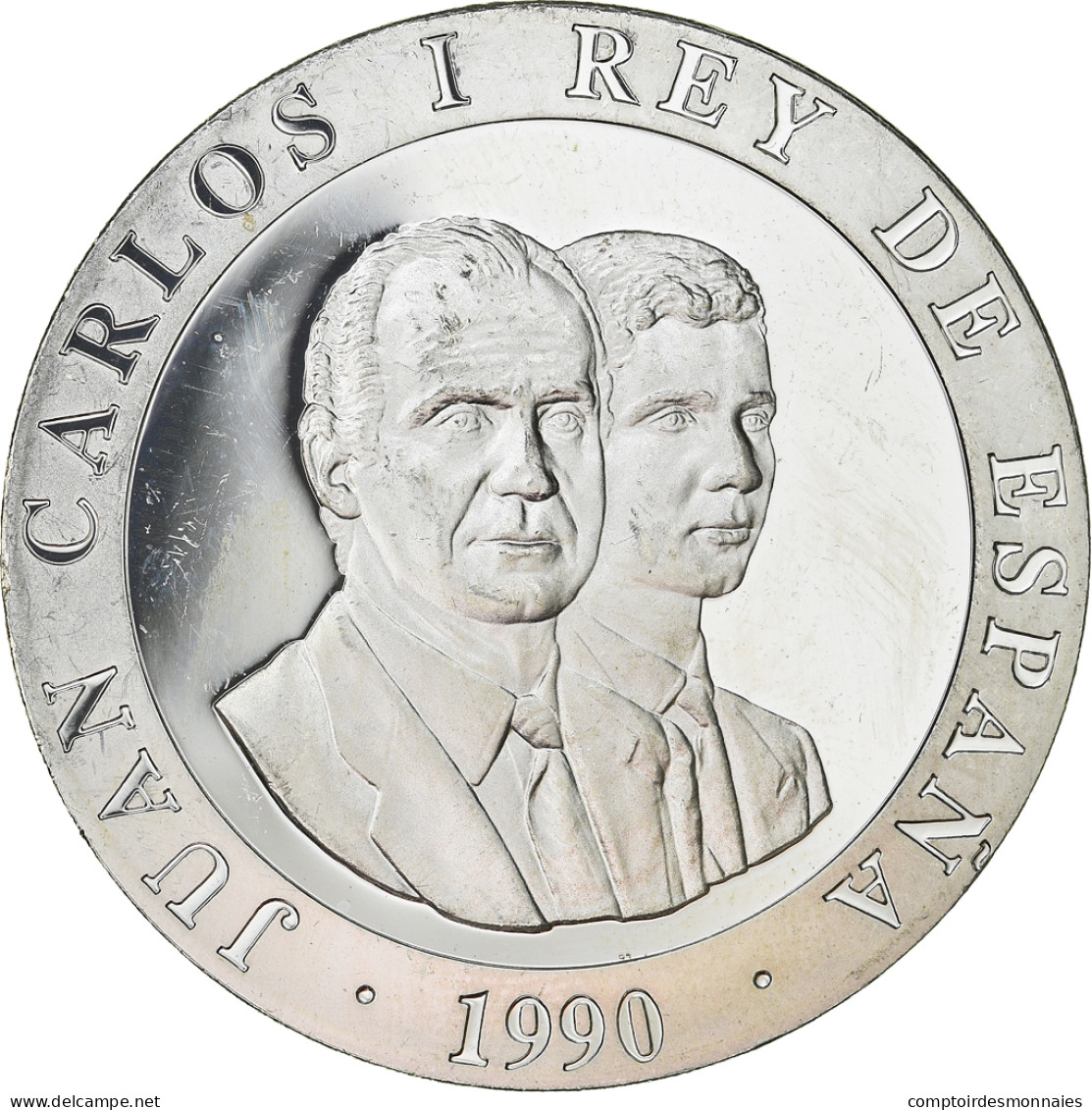 Monnaie, Espagne, Juan Carlos I, Barcelona Olympics, 2000 Pesetas, 1990, Madrid - 2 000 Pesetas