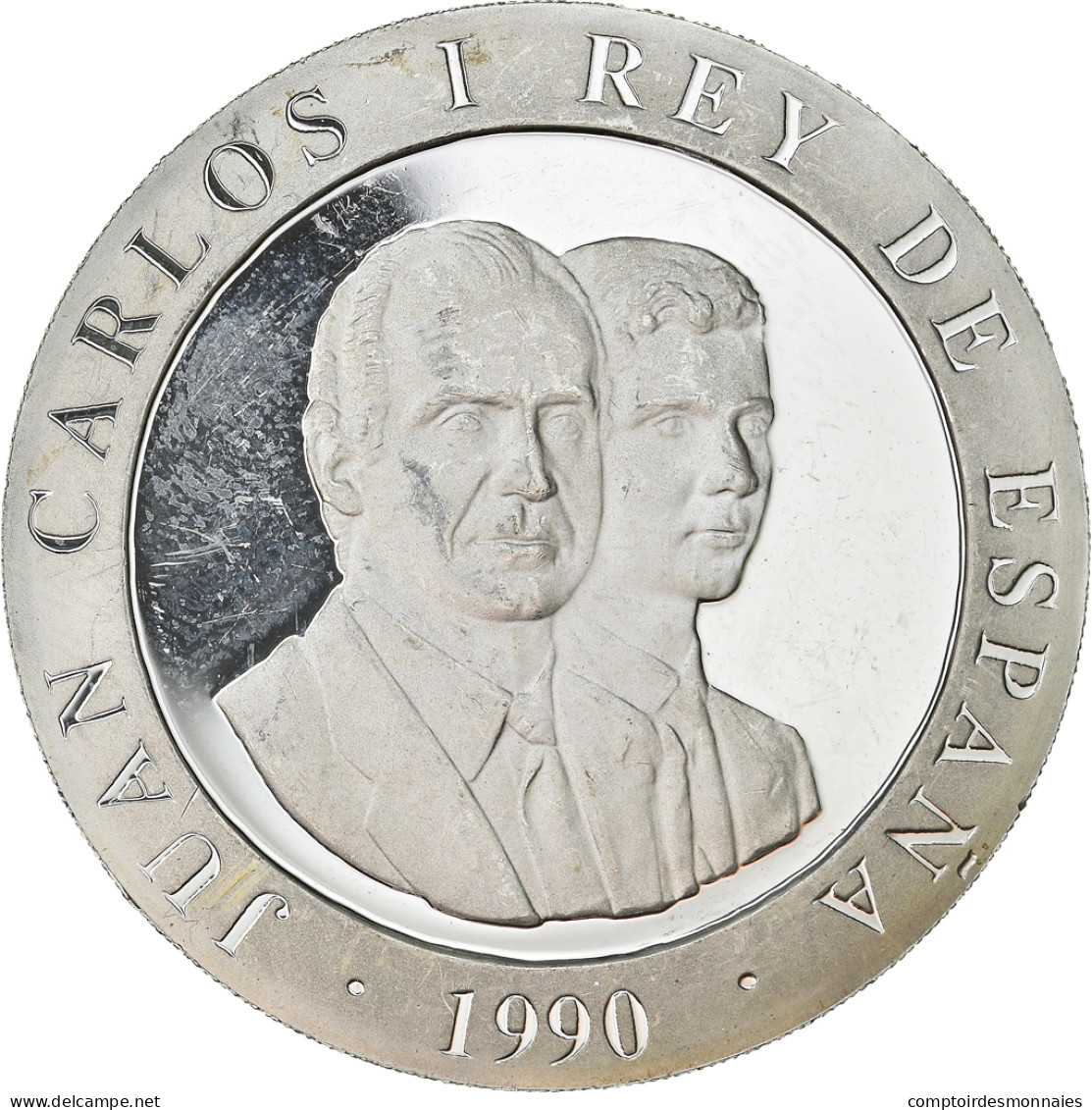 Monnaie, Espagne, Juan Carlos I, Barcelona Olympics, 2000 Pesetas, 1990, Madrid - 2 000 Pesetas