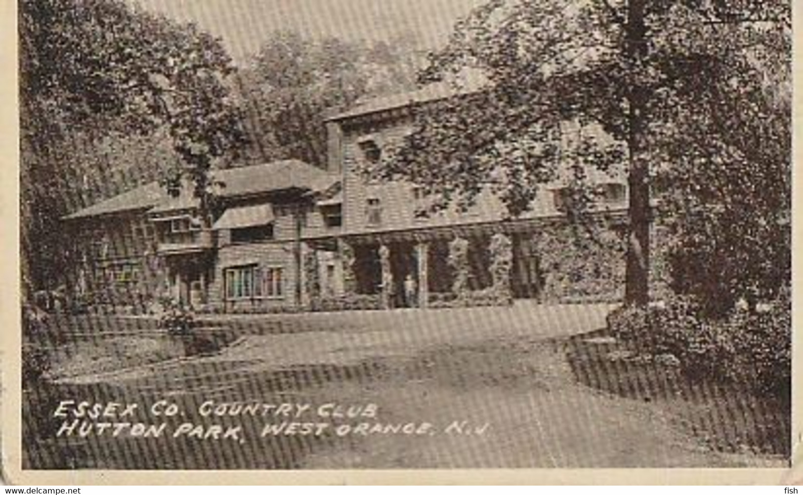 Ireland & Marcofilia,,Essex Co. Country Club, Hutton Park, West Orange, New Jersey, Belfast 1923  (5418) - Brieven En Documenten