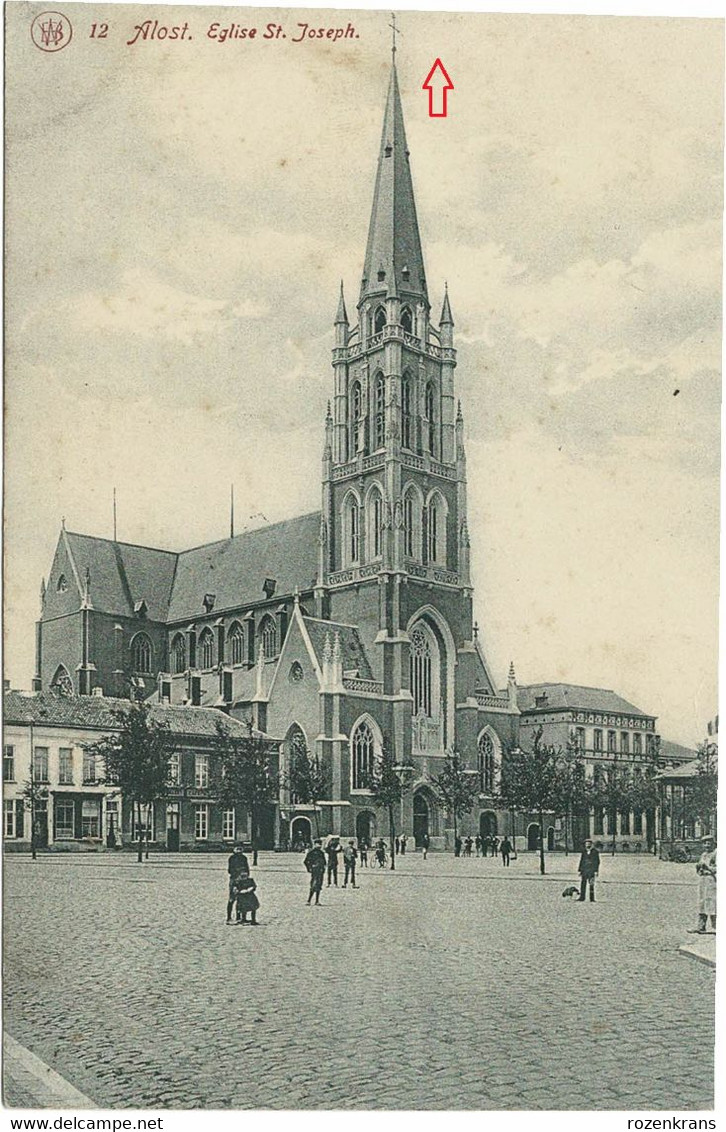 Aalst Alost St. Sint St-Jozefkerk Eglise Saint-Joseph Geanimeerd - Aalst