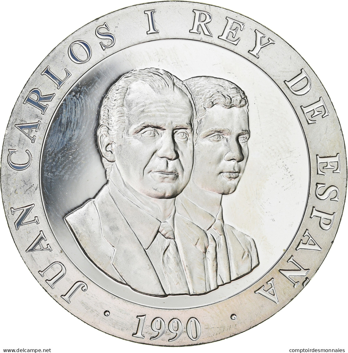 Monnaie, Espagne, Juan Carlos I, 2000 Pesetas, 1990, Madrid, FDC, Argent, KM:863 - 2 000 Pesetas