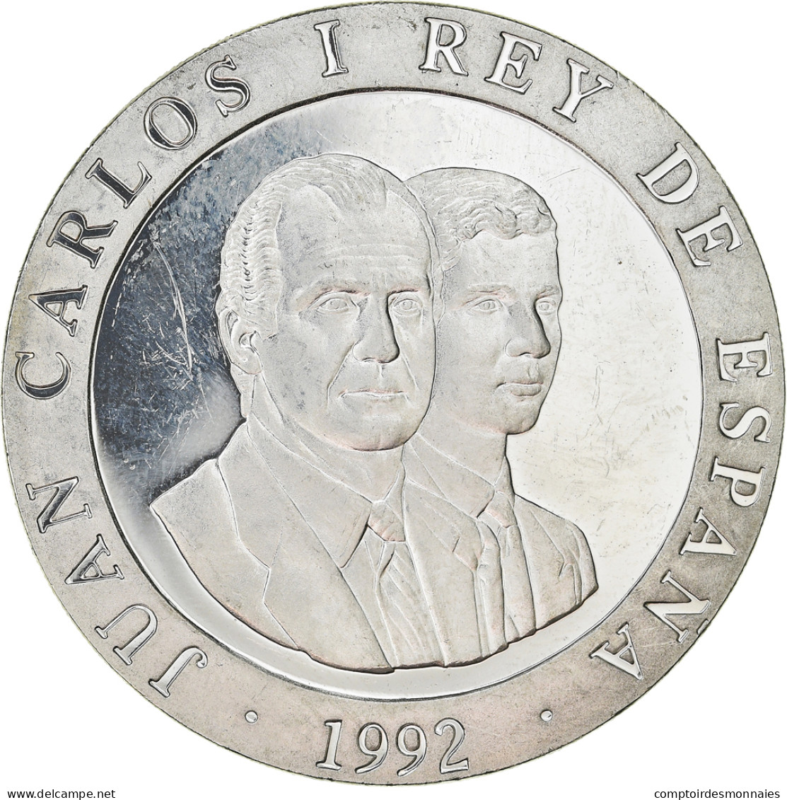 Monnaie, Espagne, Juan Carlos I, 2000 Pesetas, 1992, Madrid, FDC, Argent, KM:913 - 2 000 Pesetas
