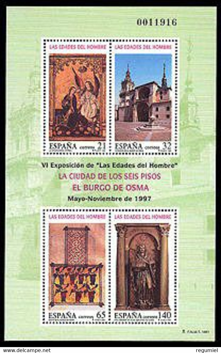 España Prueba De Lujo 063. Edades Del Hombre. 1997 - Blocs & Hojas