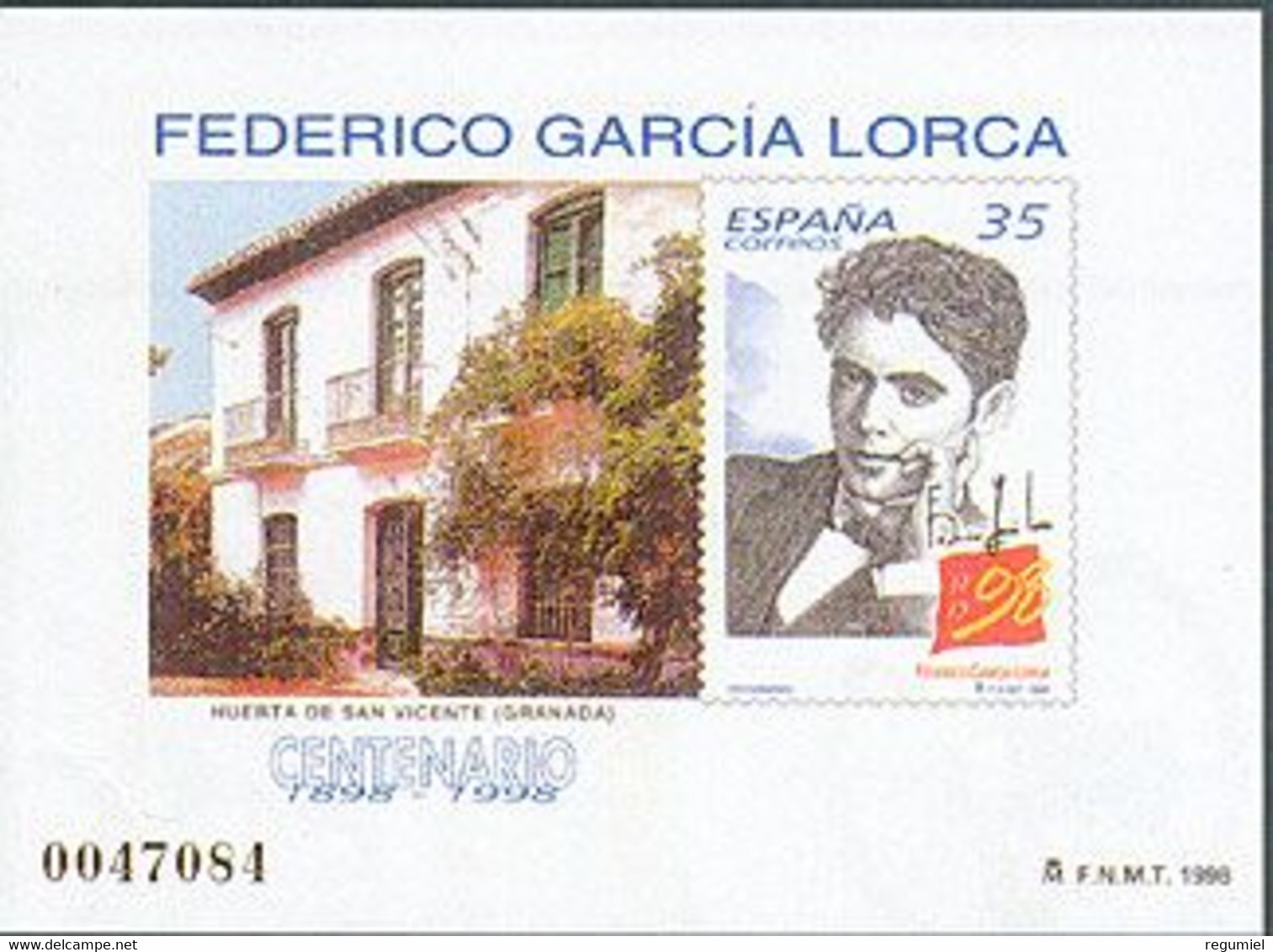 España Prueba De Lujo 065. Lorca. 1998 - Blocs & Hojas