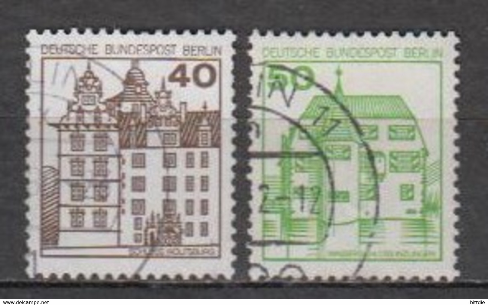 Berlin  614/15 R , O  (S 944) - Roller Precancels