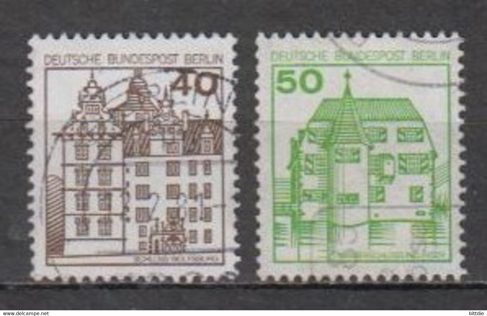 Berlin  614/15 R , O  (S 945) - Roller Precancels