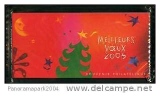 France 2004 - Bloc Souvenir Philatélique N°3 Meilleurs Voeux 2005 (BF 79) ETOILES - Souvenir Blokken