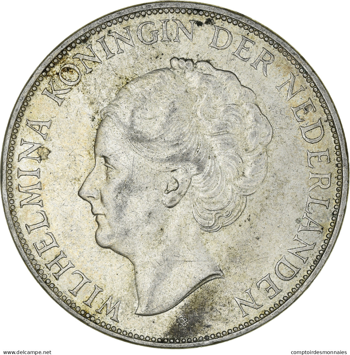 Monnaie, Pays-Bas, Wilhelmina I, 2-1/2 Gulden, 1938, SPL, Argent, KM:165 - 2 1/2 Florín Holandés (Gulden)