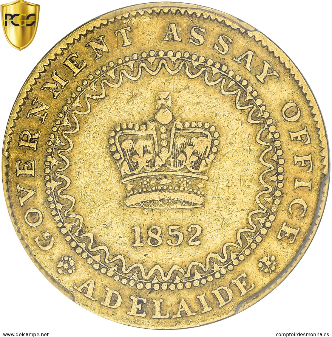Monnaie, Australie, SOUTH AUSTRALIA, Adelaide Pound, 1852, Extrêmement Rare - South Australia