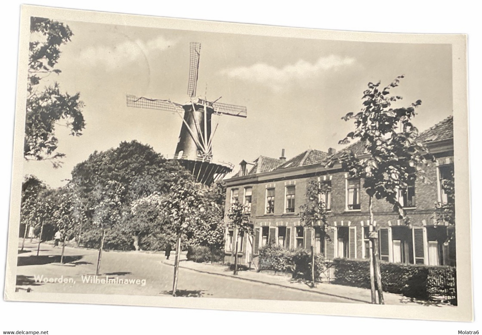 #914 - Wilhelminaweg, Molen,  Woerden 1956 (UT) - Woerden
