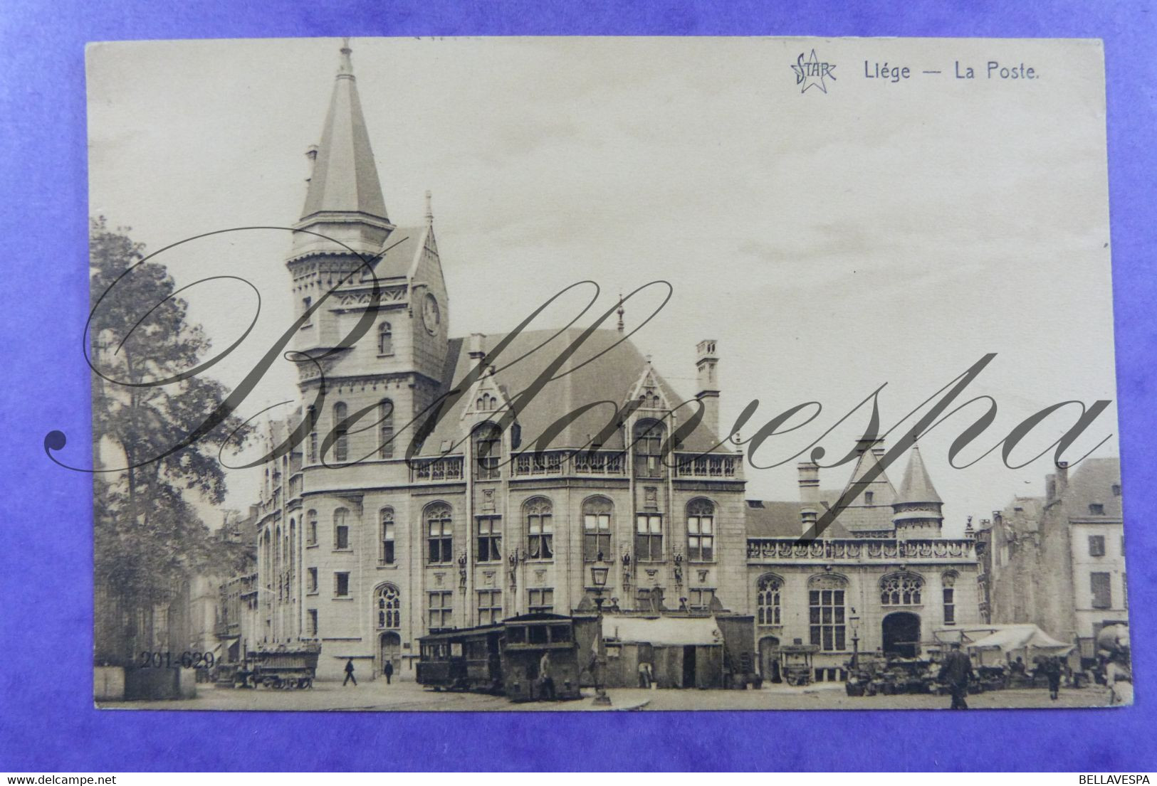 Liege; La Poste Tram. Tramway Stoomtram Postkantoor Tram A Vapeur. 1926 - Materiaal