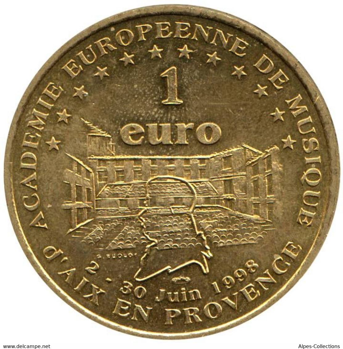 AIX EN PROVENCE - EU0010.5 - 1 EURO DES VILLES - Réf: T413 - 1998 - Euros Of The Cities