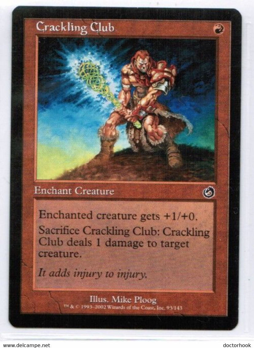 MAGIC The GATHERING  "Crackling Club"---TORMENT (MTG--130-1) - Other & Unclassified