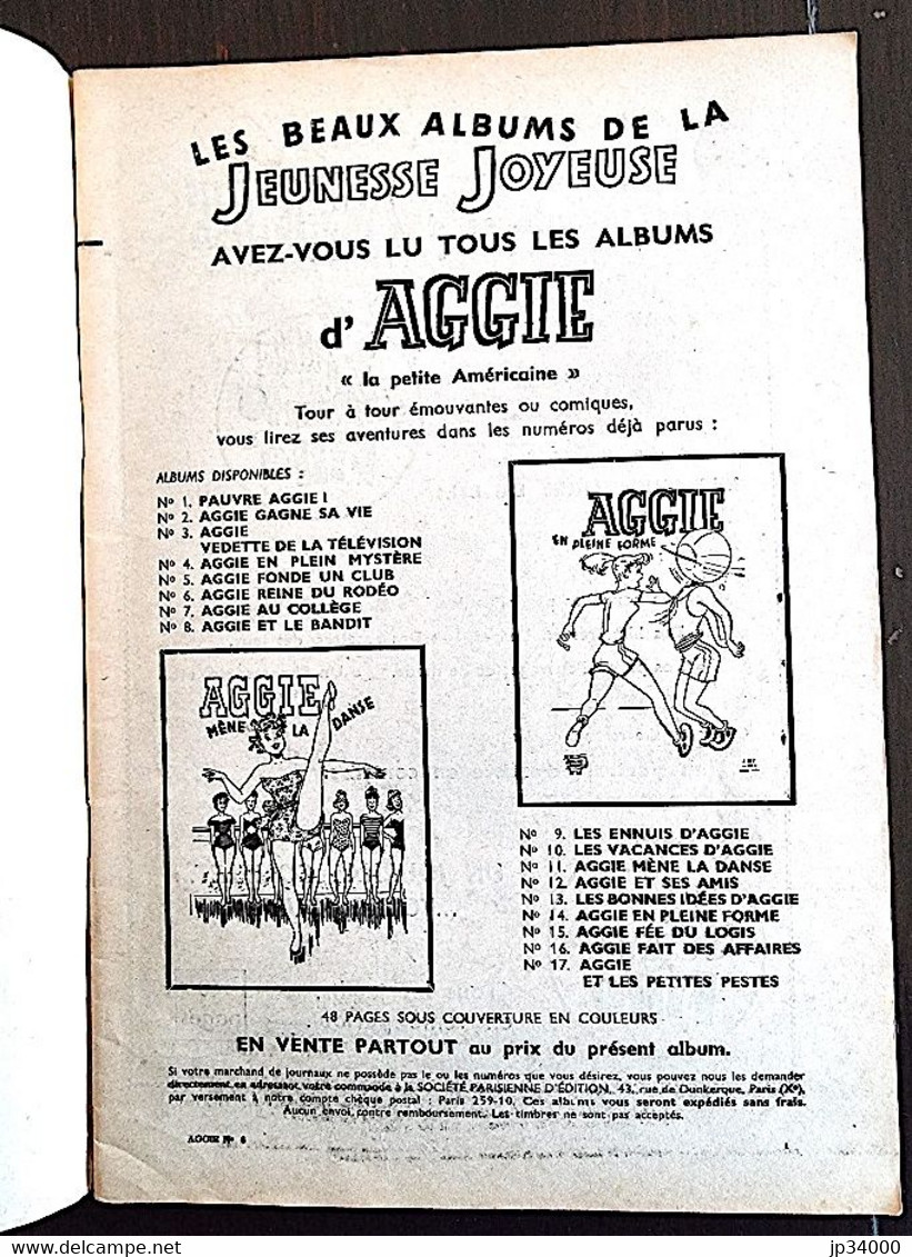 AGGIE Reine Du Rodéo N°6 - EDITION 1963. Couverture Papier. Bel état - Aggie