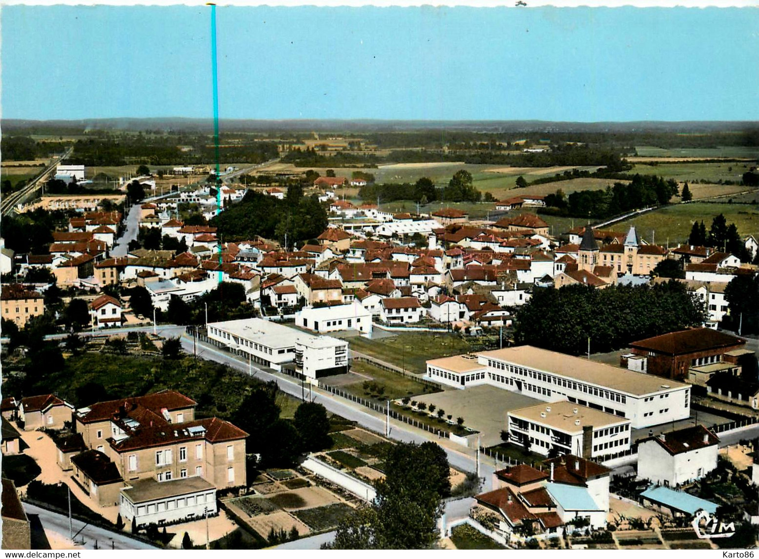 Villars Les Dombes * Vue Générale Aérienne De La Commune * école Groupe Scolaire - Villars-les-Dombes