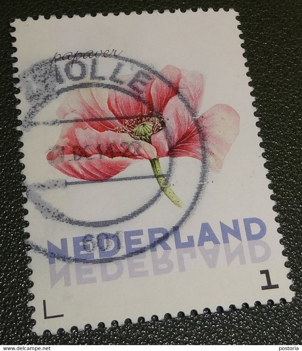 Nederland - NVPH - 3012 - 2014 - Persoonlijke Gebruikt - Cancelled - Brinkman - Papaver - Timbres Personnalisés