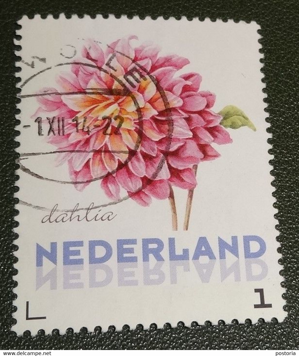 Nederland - NVPH - 3012 - 2014 - Persoonlijke Gebruikt - Cancelled - Brinkman - Dahlia - Francobolli Personalizzati