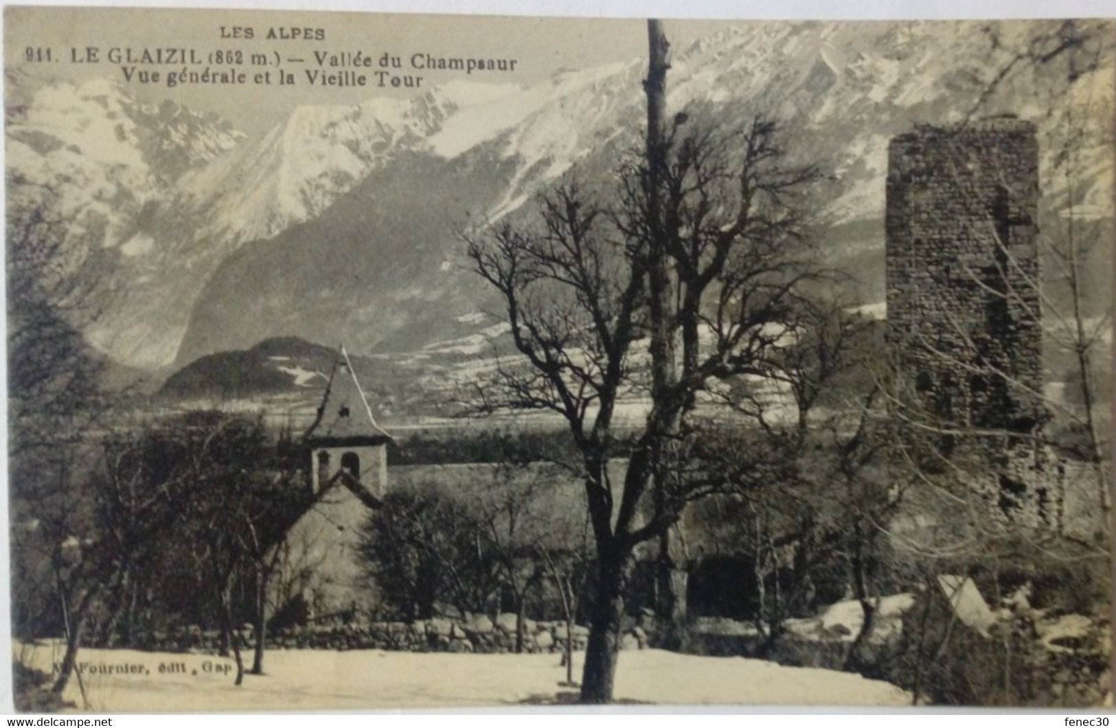 05 Le Glaizil (Hautes Alpes ) Vallée Du Champsaur Vue Générale Et La Vieille Tour - Autres & Non Classés