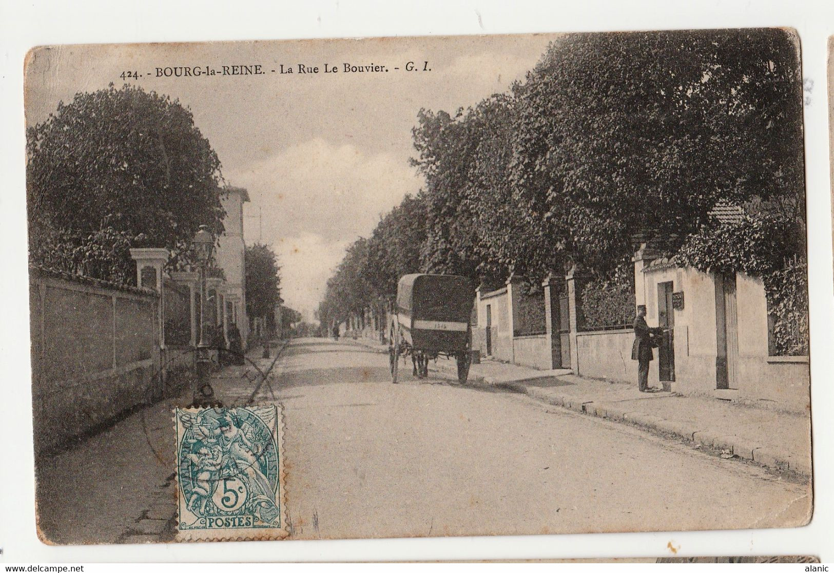 CPA13 - MARSEILLE IXème = LE CABOT = Le CENTRE CIRCULEE  En L’état Pli Bas Droite RR PEU CONNUE - Quartiers Sud, Mazargues, Bonneveine, Pointe Rouge, Calanques